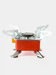Алый плитка газовая туристическая/ Портативная газовая плитка походная/ Походная газовая плита