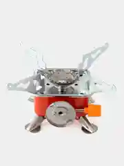 Алый плитка газовая туристическая/ Портативная газовая плитка походная/ Походная газовая плита