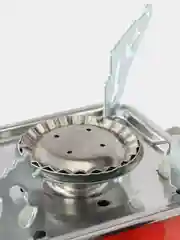 Алый плитка газовая туристическая/ Портативная газовая плитка походная/ Походная газовая плита