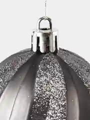 Серебряный елочные игрушки, набор шаров 42-44 шт, новогодние украшения