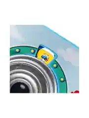 Проектор фотоаппарат детский, 8 кадров СИНИЙ ТРАКТОР, игрушка, фонарик