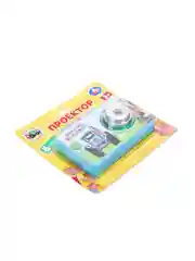 Проектор фотоаппарат детский, 8 кадров СИНИЙ ТРАКТОР, игрушка, фонарик