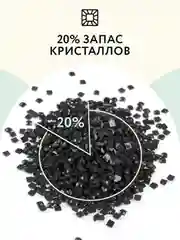 Алмазная мозаика ТРИ СОВЫ "Анютины глазки", 30х40 см, холст на деревянном подрамнике