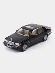 Черный масштабная металлическая модель авто 1:24 MERCEDES-BENZ W140