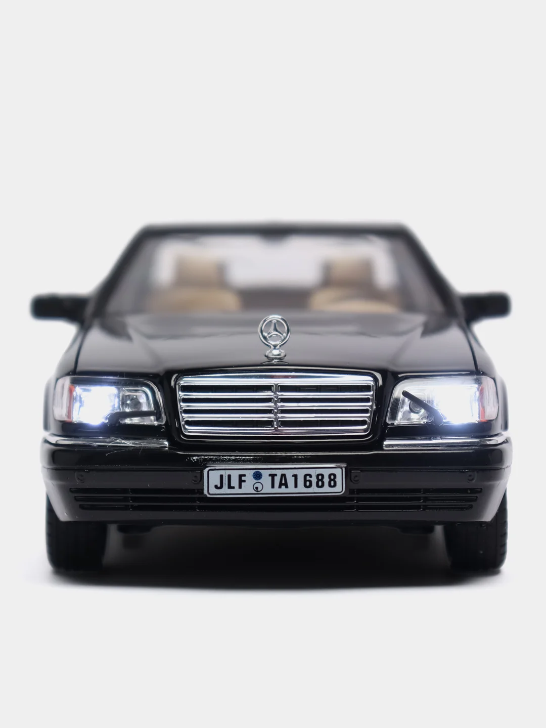 Черный масштабная металлическая модель авто 1:24 MERCEDES-BENZ W140