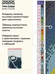 Алмазная мозаика ТРИ СОВЫ "Осень в деревне", 30х40 см, холст