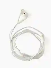 Гарнитура проводная Denmen DR10,  Apple 8 pin, вставн., белая