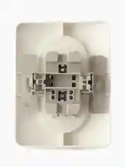 Розетка Smartbuy SBE-02w-10-S2-N-c, пластик, 2 гнезда, 10A, без заземления, белая