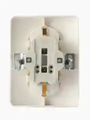 Розетка Smartbuy SBE-02w-16-S2-Z-c, 2 гнезда, 16А, керамика,  с заземлением, белая