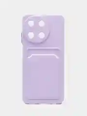 Лавандовый чехол для  Realme 11 4G (Реалми 11 4 джи), с карманом для карт