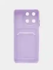 Лавандовый чехол для  Realme 11 4G (Реалми 11 4 джи), с карманом для карт