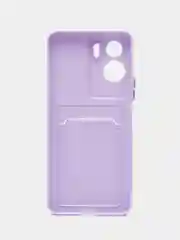 Красный чехол для Honor 90 Lite (Хонор 90 лайт), с карманом для карт