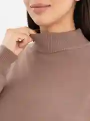 Медный костюм женский теплый, вязаный