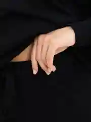 Черный костюм женский теплый, вязаный