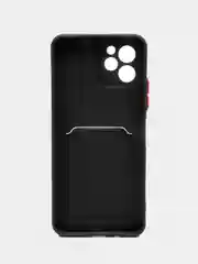Тёмно-зелёный чехол для HUAWEI Nova Y61 (Хуавей Нова У61), с карманом для карт