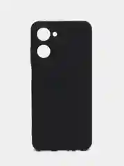 Чехол для Realme 10 4G (Реалми 10 4G), черный, прозрачный, противоударный