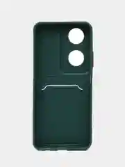 Синий меланж чехол для Honor X7B/Huawei 90 Smart (Хонор Х7б/Хуваей 90 смарт), с карманом для карт