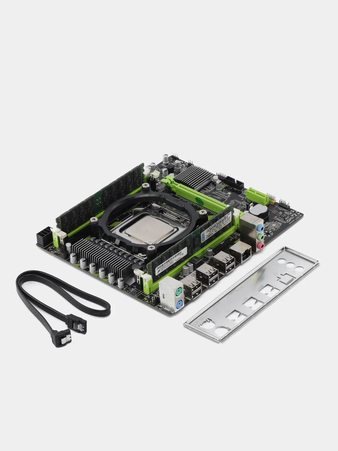 Комплект материнская плата X79 LGA2011,процессор Intel Xeon E5 2650V2, память 32 ГБ DDR3