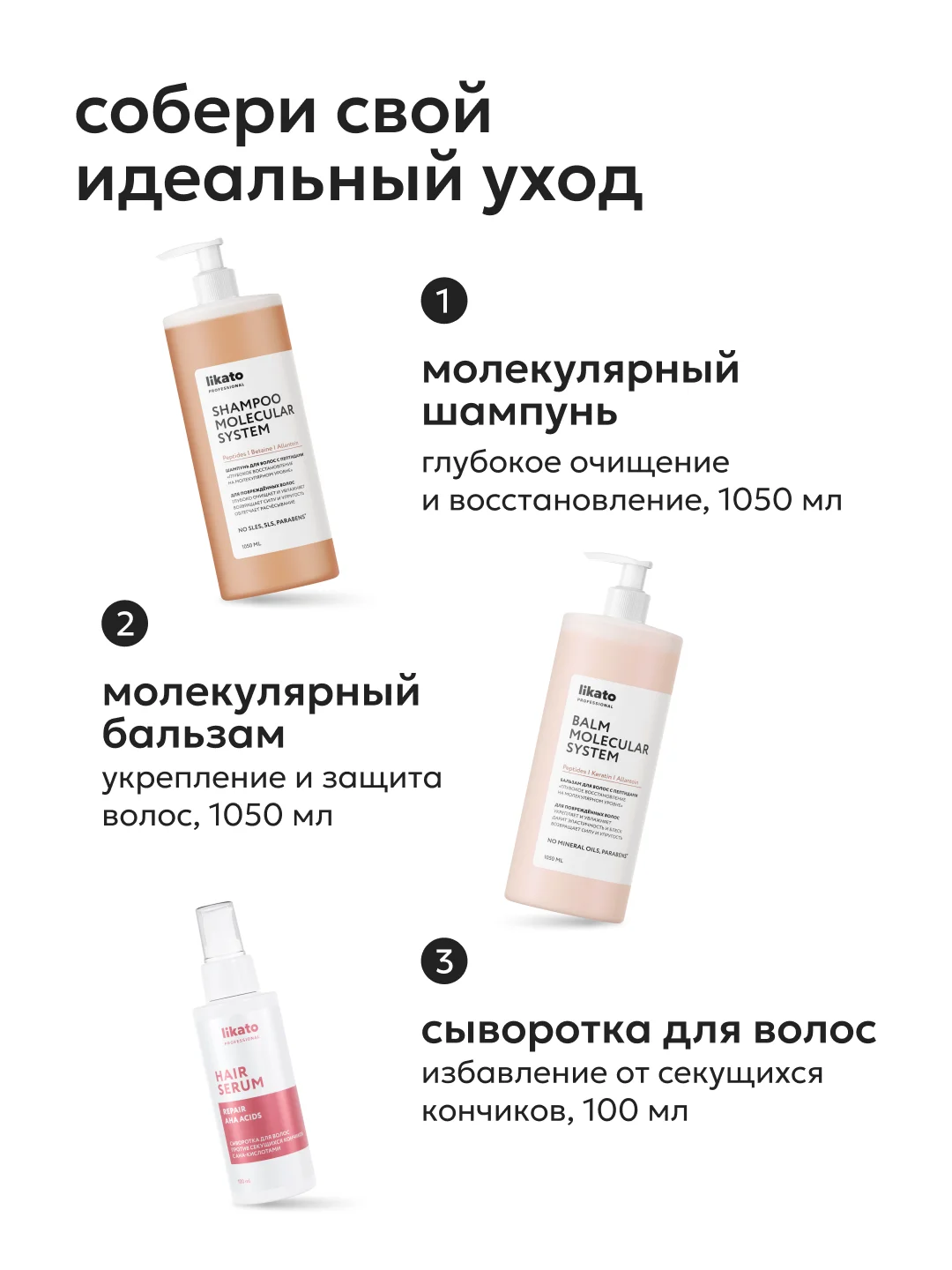 Likato Professional Бальзам для волос с пептидами 1050 мл