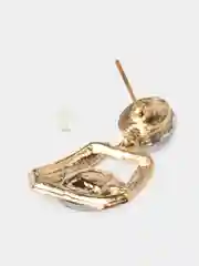Белый серьги гвоздики, 4 вида