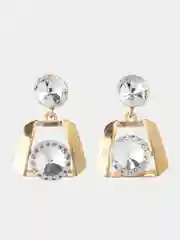 Белый серьги гвоздики, 4 вида