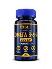 БАД к пище GLS "Омега 3-6-9", 750 мг, 90 капсул