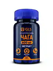 БАД к пище GLS "Чага", 400 мг, 60 капсул