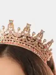Конфетный диадема, корона со стразами