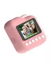 Розовый детский фотоаппарат мгновенной печати Kid Joy, 200DPI, Bluetooth 5.1, APP (Q6)
