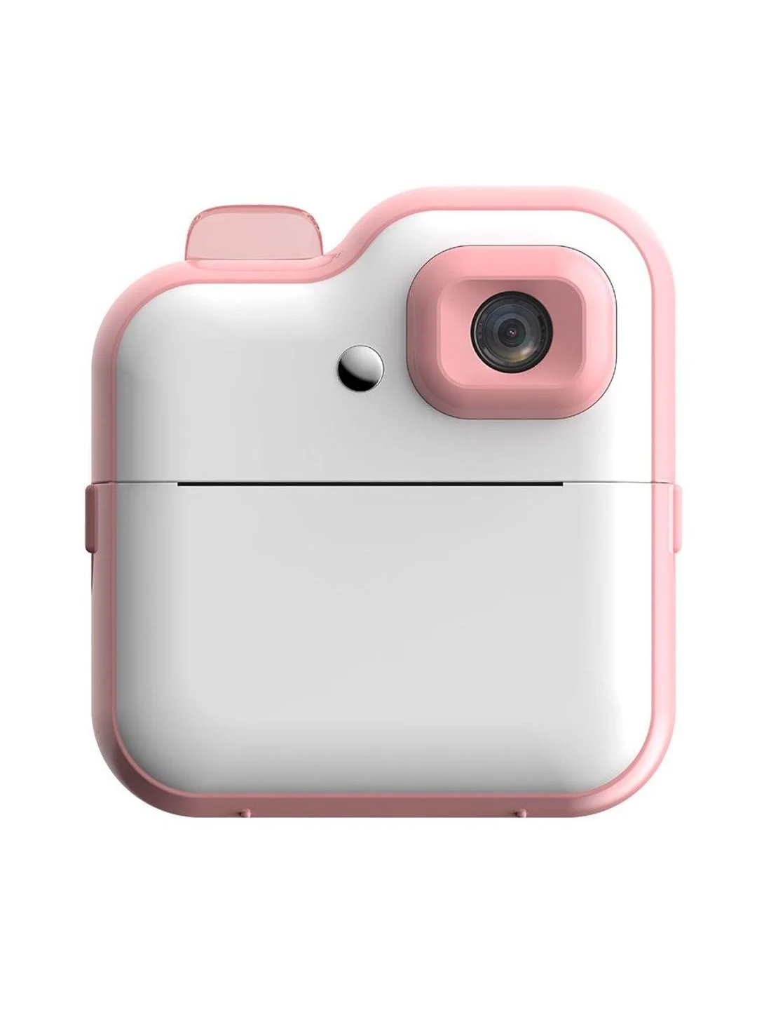 Розовый детский фотоаппарат мгновенной печати Kid Joy, 200DPI, Bluetooth 5.1, APP (Q6)