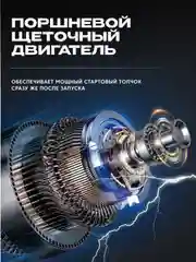 Электронасос для мячей , 20 PSI, дисплей , 1200мАч c функцией фонарика (AVA-AIR-006 Black)