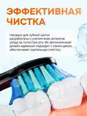 Черный электрическая зубная щетка массажная - семейный набор Bitvae D2 (D2+D2 Bundle B+P)