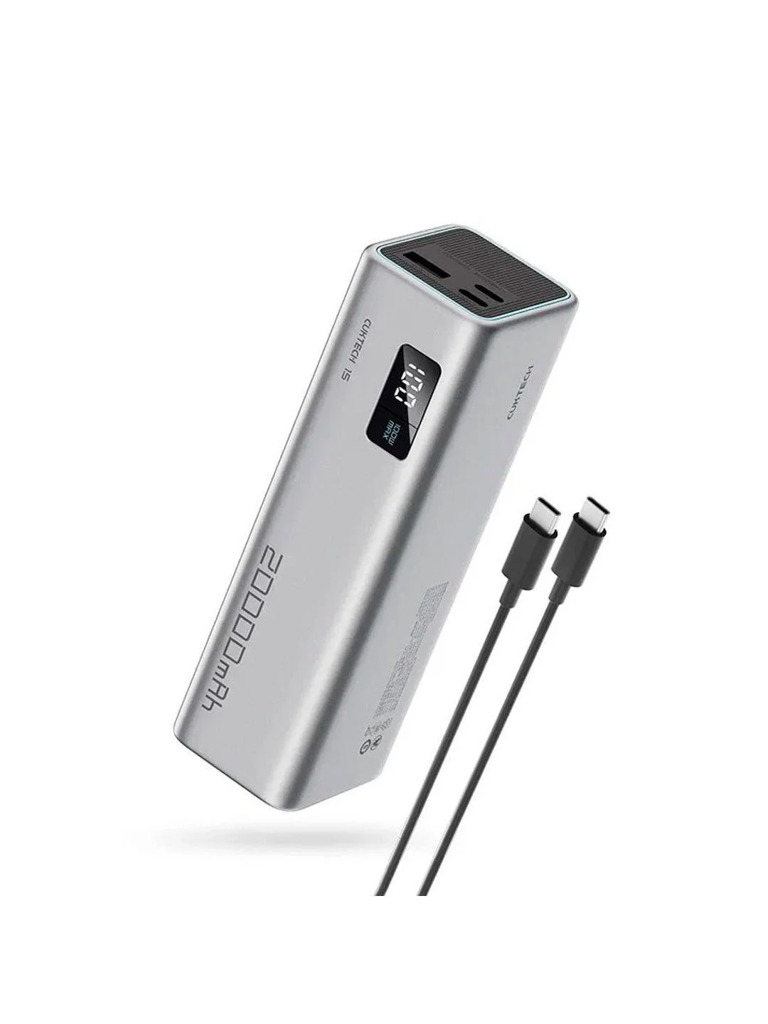 Power Bank Cuktech P Series 20000 мАч QC 3.0 PD3.0 2xUSBA+1xType-C+ LED Disp