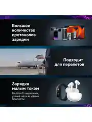 Тёмно-серый power Bank Cuktech P Series 20000 мАч QC 3.0 PD3.0 2xUSBA+1xType-C+ LED Disp