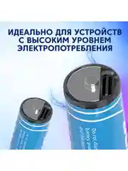 Голубой аккумуляторные батарейки Beston пальчиковые Li-Ion Beston AA с зарядкой по Type-C 2220