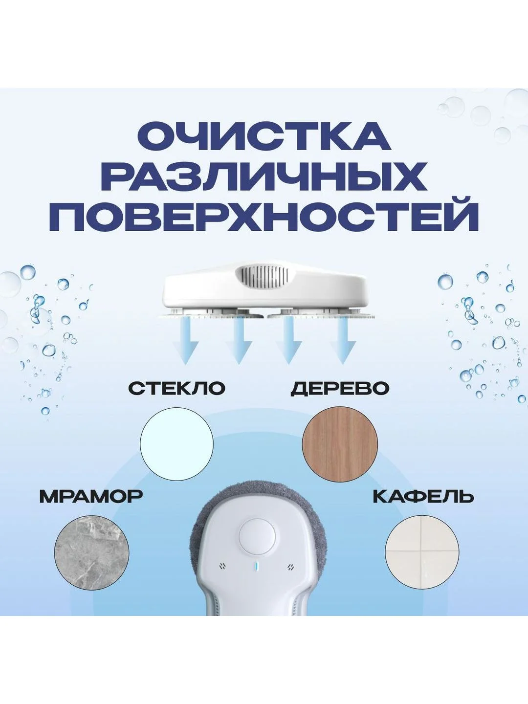 Робот для мойки окон от Hutt C65 с распрыскивателем версия - Global, белый
