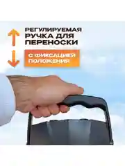 Компрессор для SUP-досок и ПВХ-лодок, 50 PSI, 350 л/мин, (AVA-P018) RUSSIAN Black+Yellow