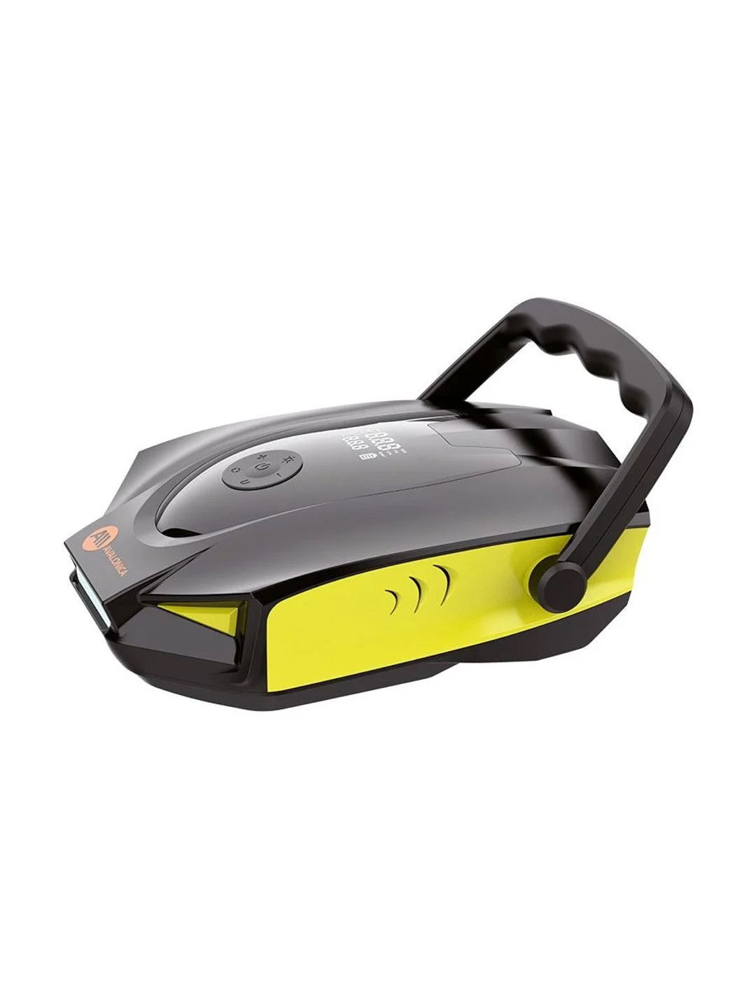 Компрессор для SUP-досок и ПВХ-лодок, 50 PSI, 350 л/мин, (AVA-P018) RUSSIAN Black+Yellow