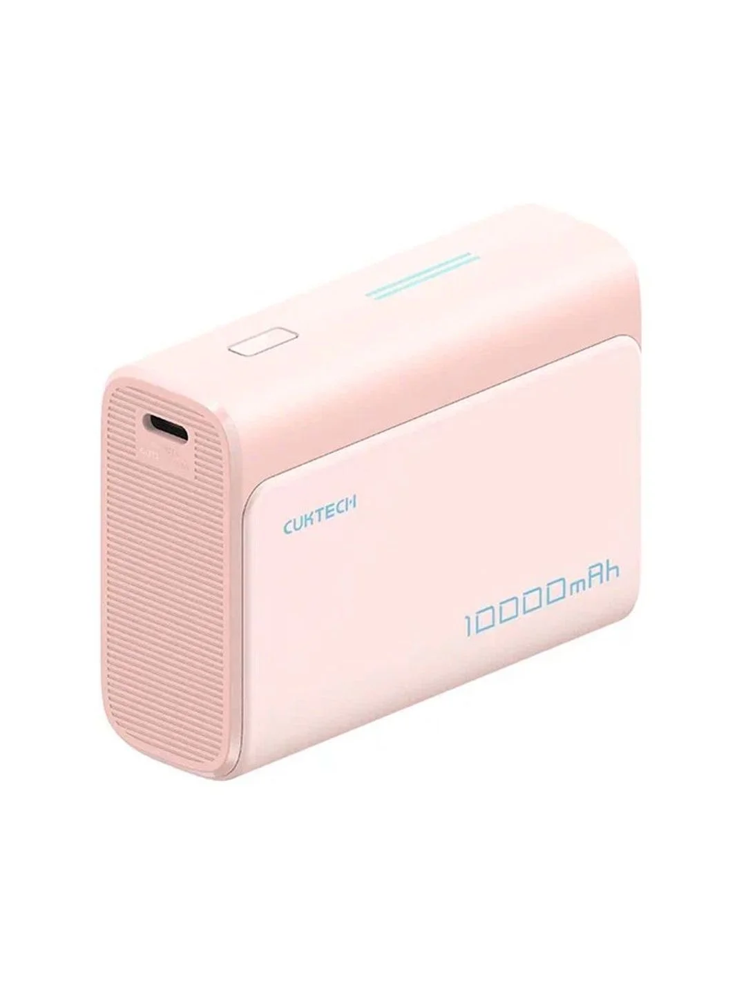 Розовый внешний аккумулятор Power Bank Cuktech 10000 мАч 30Вт 3A QC 3.0 PD3.0 1xUSB-A+1xType-C