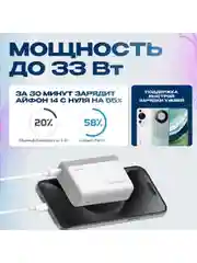 Розовый внешний аккумулятор Power Bank Cuktech 10000 мАч 30Вт 3A QC 3.0 PD3.0 1xUSB-A+1xType-C
