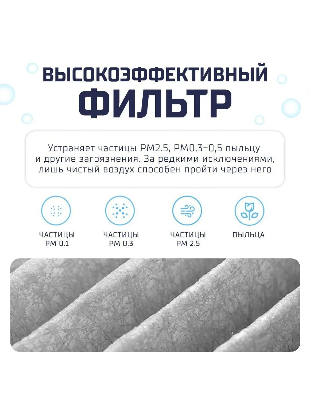 Серый фильтр для очистителя воздуха Xiaomi Smart Air Purifier 4 Filter (M16R-FLP-GL) (BHR5120GL)
