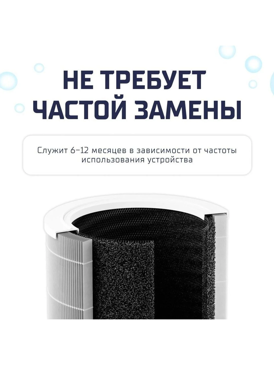 Серый фильтр для очистителя воздуха Xiaomi Smart Air Purifier 4 Filter (M16R-FLP-GL) (BHR5120GL)