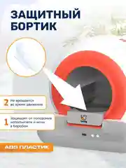 Автоматический умный лоток туалет для кошек Cat Joy AVA-CJCL-01 барабан 65 л