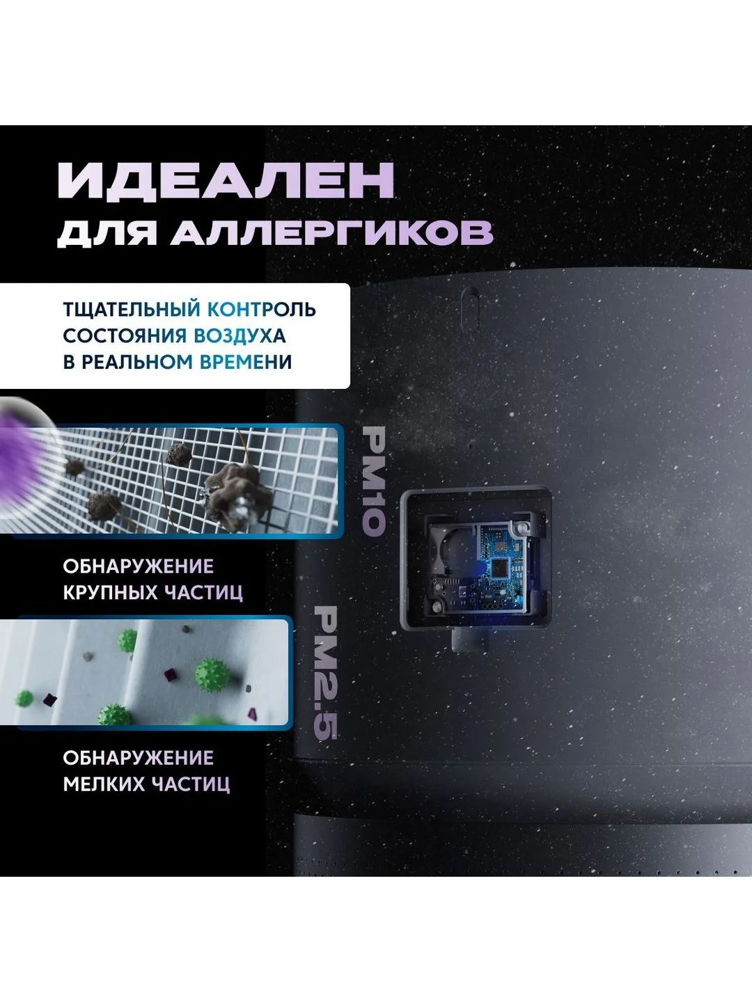 Очиститель воздуха Smart Air Purifier Elite (Y-600) GLOBAL, белый