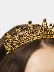 Черный диадема, корона со стразами