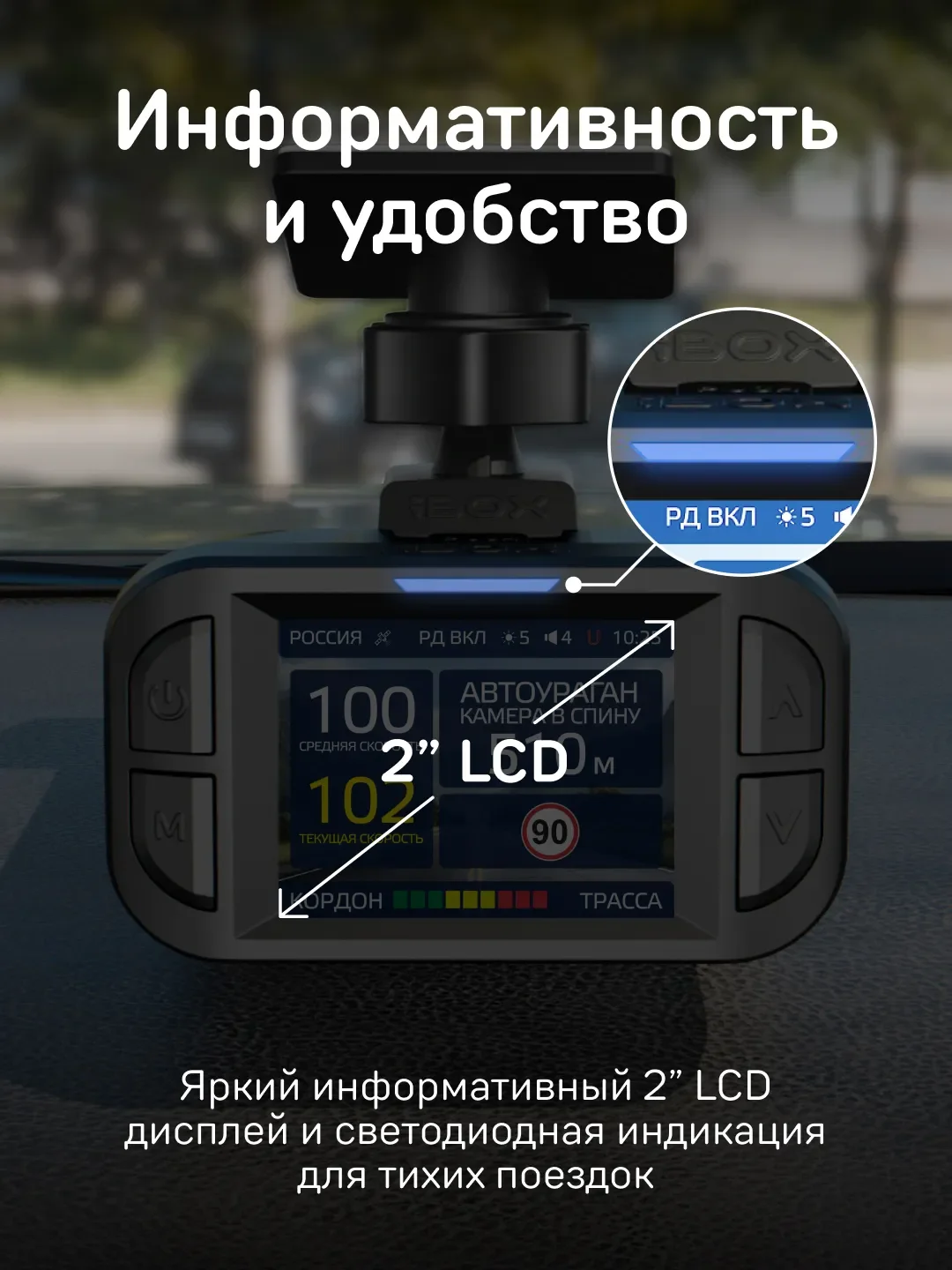 Сигнатурный радар-детектор iBOX Phantom