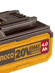 Аккумуляторная батарея INGCO FBLI20021 Industrial, Li-Ion, 20 В, 4 А*ч