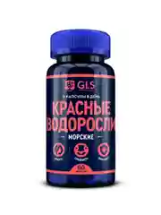 БАД к пище GLS "Красные морские водоросли", 400 мг, 60 капсул