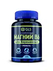 БАД к пище для беременных GLS "Магний B6", 450 мг, 180 капсул
