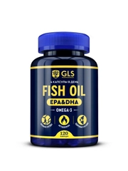 БАД к пище GLS "Омега-3 Fish Oil", 720 мг, 120 капсул